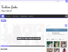 Tablet Screenshot of fashion-geeks.com